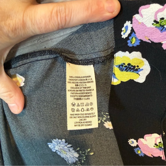 Free People Boho Floral Wrap Maxi Dress | Tulip Sleeves | XS - Picture 6 of 9